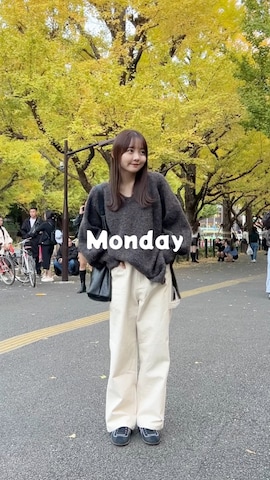 「アイテム（ブルゾン）」を使った、みさねさん（レディース・158cm）の冬コーディネート