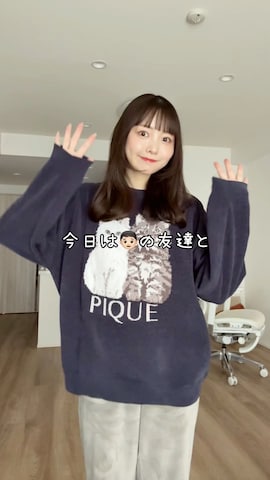 キャミソールを使ったみさねさんのファッション動画