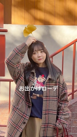 「SINSS（シンス）のOriginal logo knit cap / オリジナルロゴニットキャップ（ニットキャップ/ビーニー）」を使った、みさねさん（レディース・158cm）の冬コーディネート