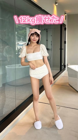 「アイテム（帽子）」を使った、みさねさん（レディース・158cm）の冬コーディネート