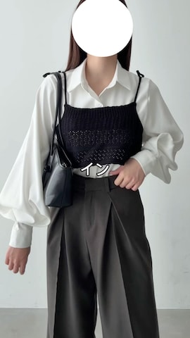「アイテム（その他トップス）」を使った、みさねさん（レディース・158cm）の秋コーディネート