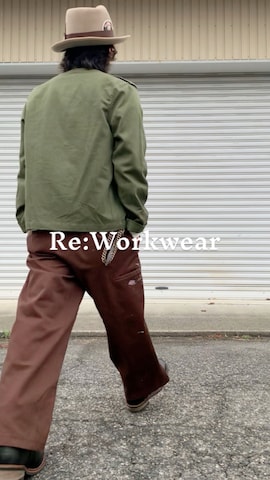 「アイテム（ミリタリージャケット）」を使った、Ryon-Pさん（メンズ・161cm）の秋コーディネート