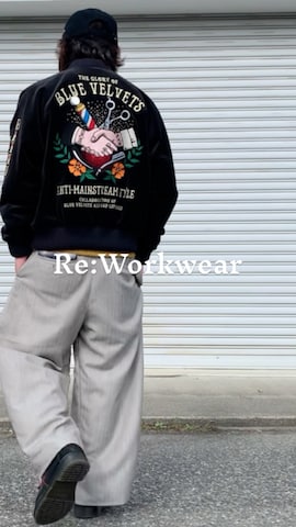 「アイテム（スカジャン）」を使った、Ryon-Pさん（メンズ・161cm）の秋コーディネート