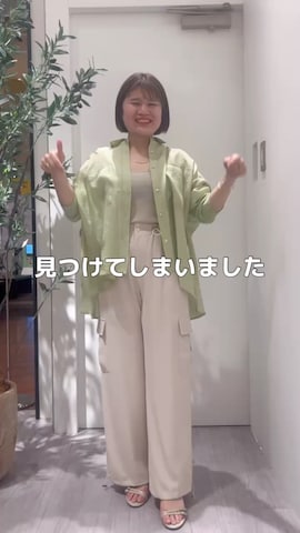 Jena espace merveilleuxのシャツ/ブラウスを使ったchihiroさんのファッション動画