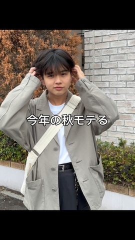 「アイテム（ピアス（片耳用））」を使った、hide158さん（メンズ・158cm）の秋コーディネート