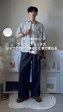 WYM LIDNMのサンダルを使ったゆーたさんのファッション動画