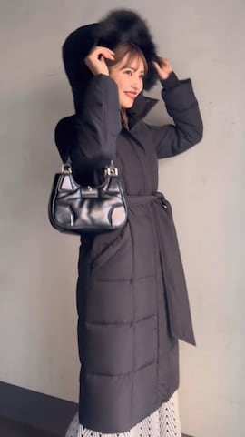 riendaのダウンジャケット/コートを使ったriendaofficialさんのファッション動画