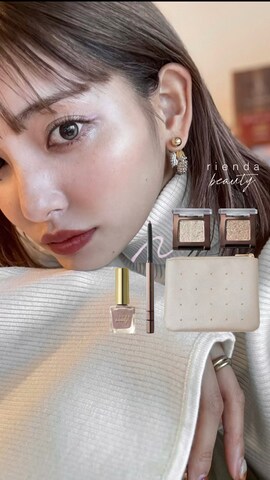 「アイテム（コスメキット/ギフトセット）」を使った、riendaofficialさん（レディース・162cm）の冬コーディネート